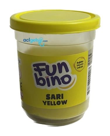 Funbino Tek Renk Oyun Hamuru Sarı 115 Gr F103